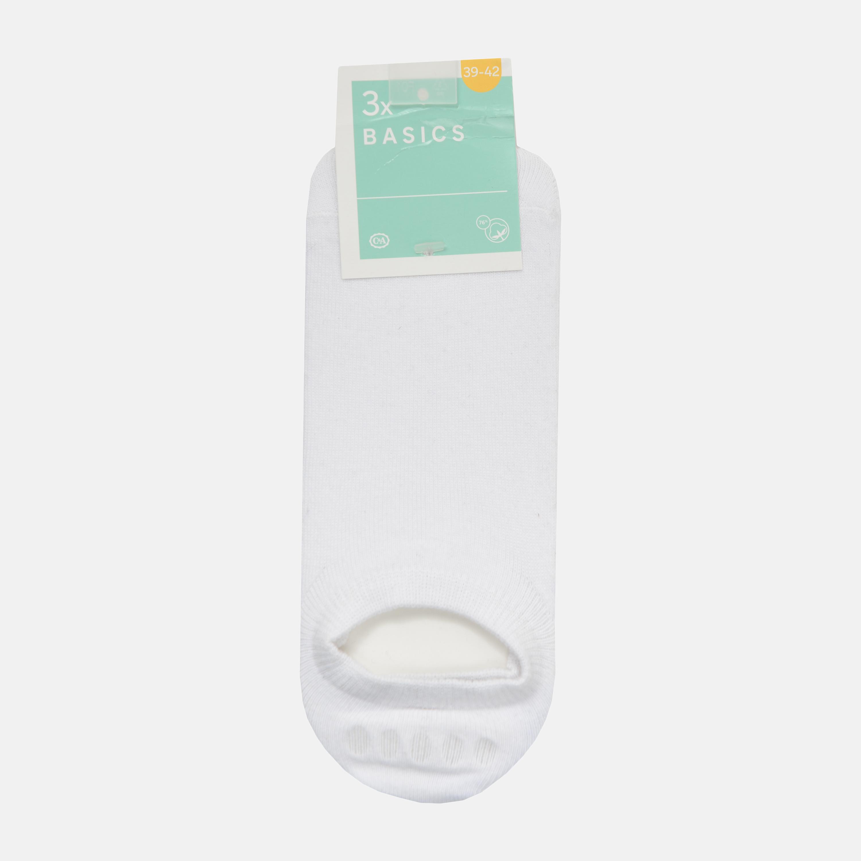 Носки C&A 3 пары р. 39-42 Белый (2245079840607)