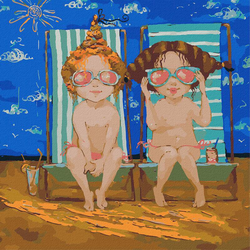 Картина по номерам Идейка Розовые очки 40х40 (KHO2386)