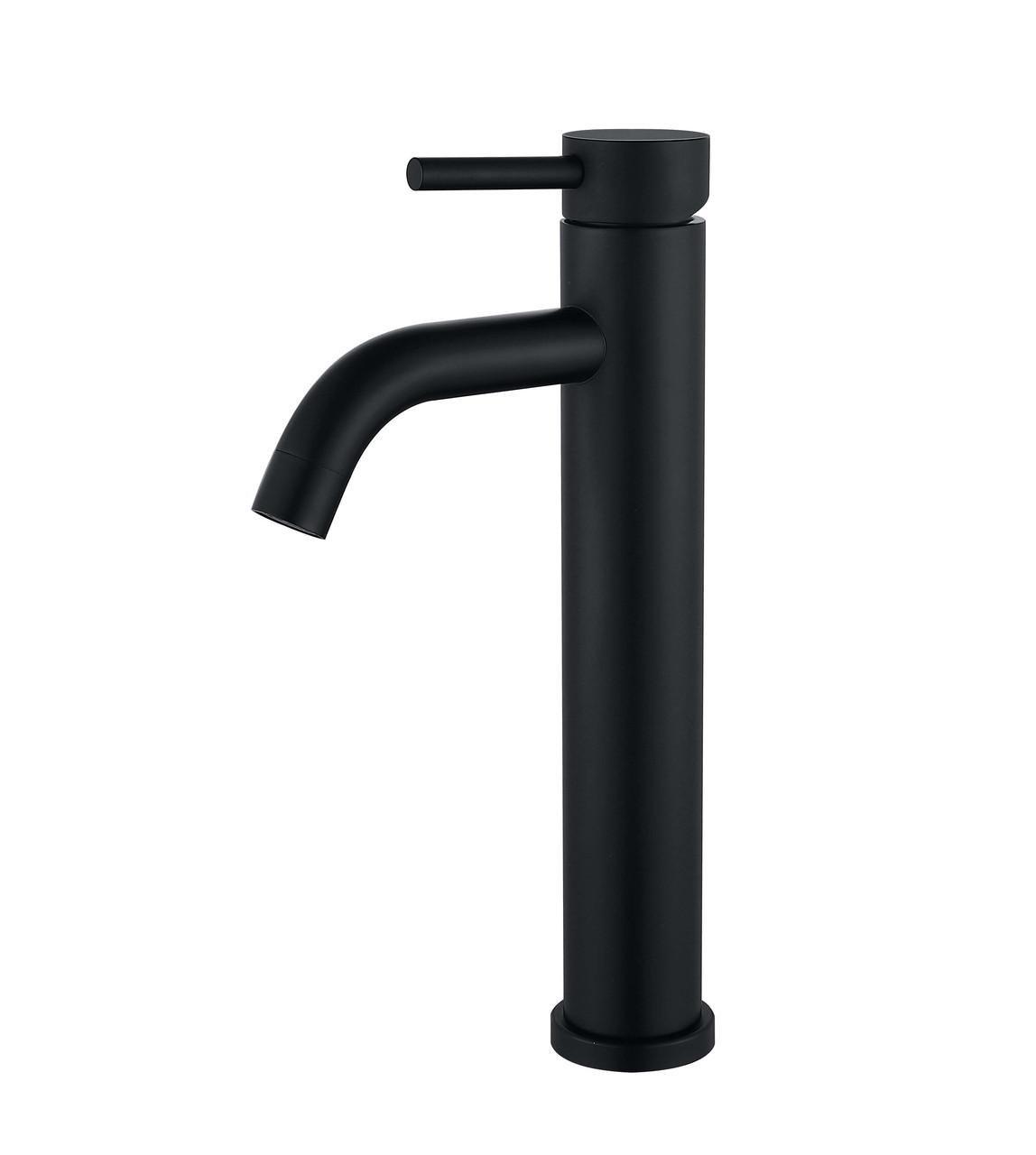 Змішувач для умивальника Wezer EKO11C-01-Black високий - фото 2 Змішувач для умивальника Wezer EKO11C-01-Black високий - фото 2