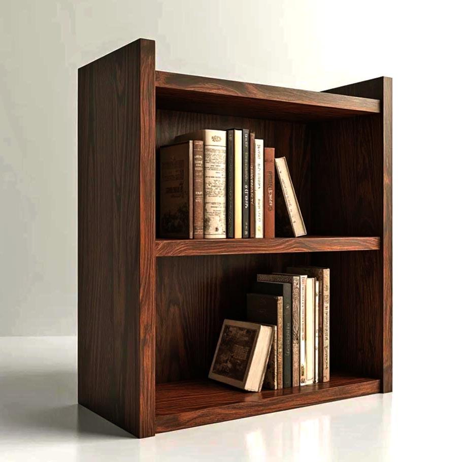 Полка книжная настольная из дерева Ринарио Терракот (КПА-037432)