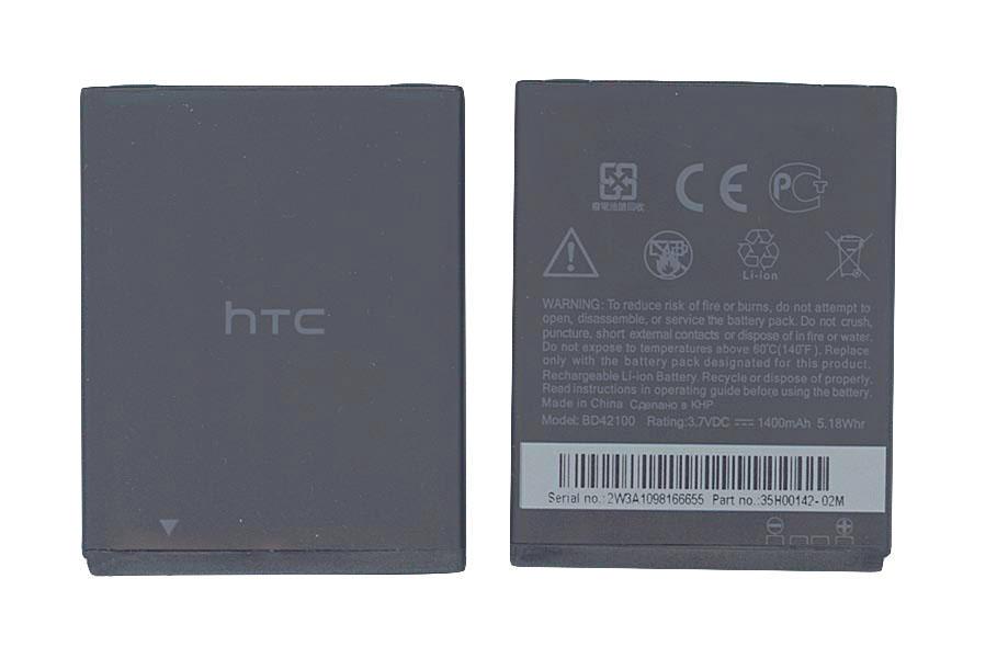 Аккумулятор для смартфона HTC BTR6325 ADR6400 Thunderbolt 3,7V 1400 mAh 5,18 Wh Black