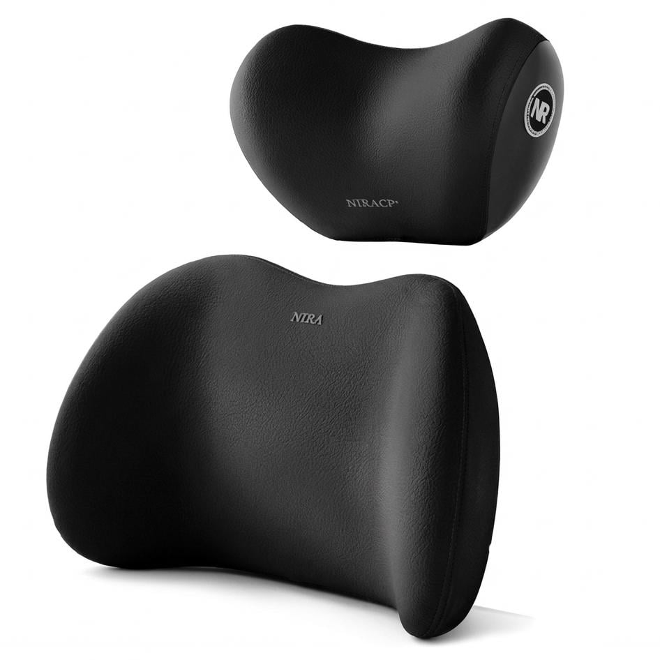 Система поддержки спины и шеи Memory Foam 2в1 анатомическая ортопедическая в автомобиль и офис с дышащим чехлом (N-014) Система поддержки спины и шеи Memory Foam 2в1 анатомическая ортопедическая в автомобиль и офис с дышащим чехлом (N-014)
