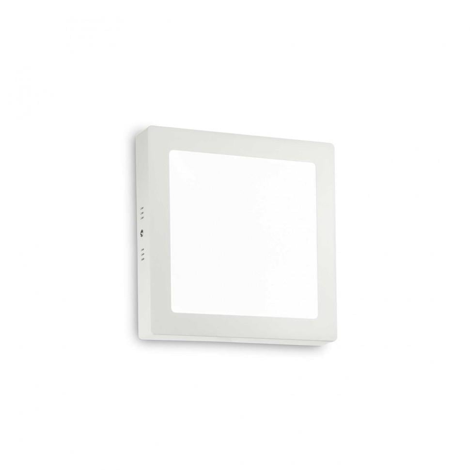 Світильник стельовий Ideal Lux Universal 18 W Square 138640 Bianco