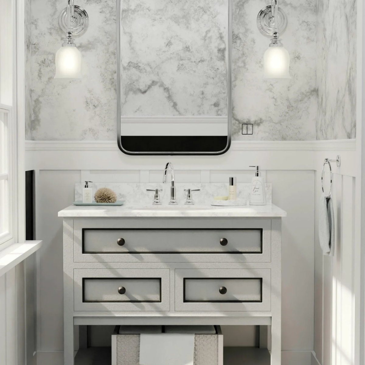 Скрытый двойной выключатель EDPLIT (E40005) - фото 5