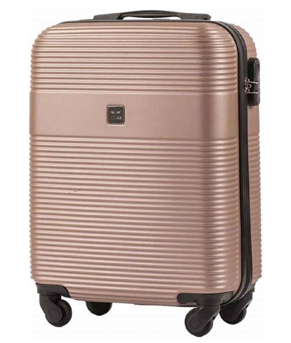 Чемодан Wings 5398 микро пластиковый Золотисто-розовый (Wp00576)