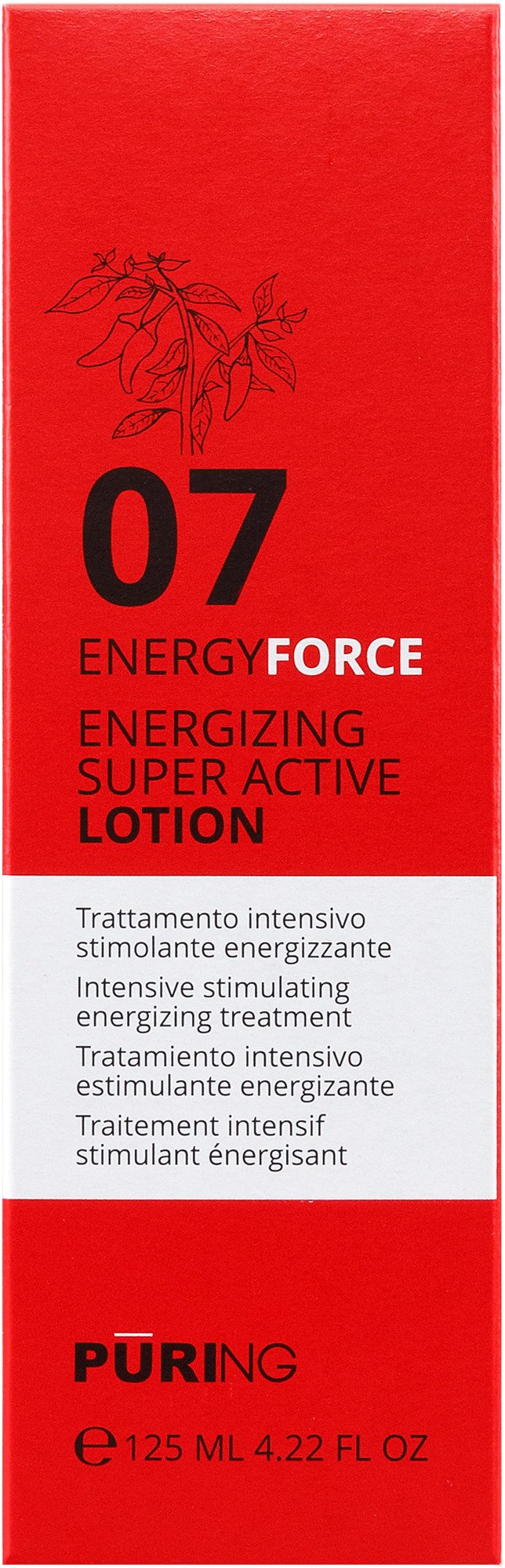 Лосьйон інтенсивний суперактивний проти випадіння волосся Puring 07 ENERGYFORCE 125 мл (8477) - фото 5