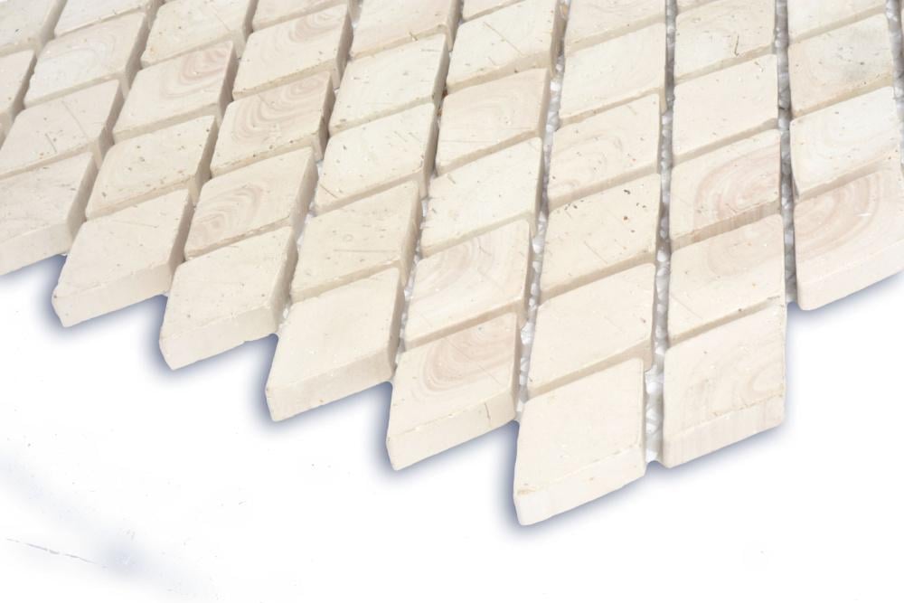 Керамогранітна мозаїка Kotto Ceramica MI7 30500304C 300x300x10 мм/ромб 30x50 мм Beige