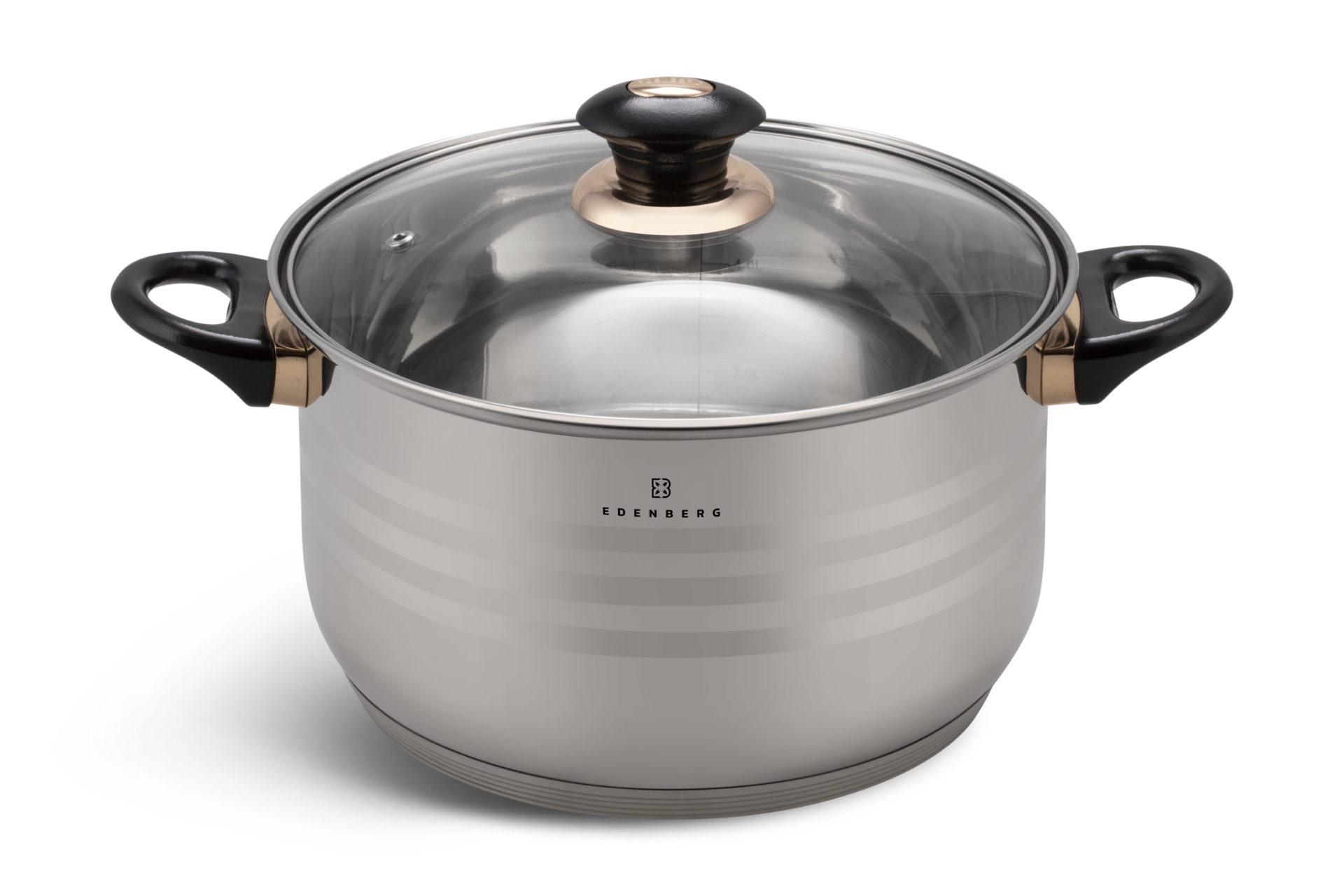 Набір посуду Edenberg EB-1141 нержавіюча сталь 12 пр. (P101236) - фото 7 Набір посуду Edenberg EB-1141 нержавіюча сталь 12 пр. (P101236) - фото 7