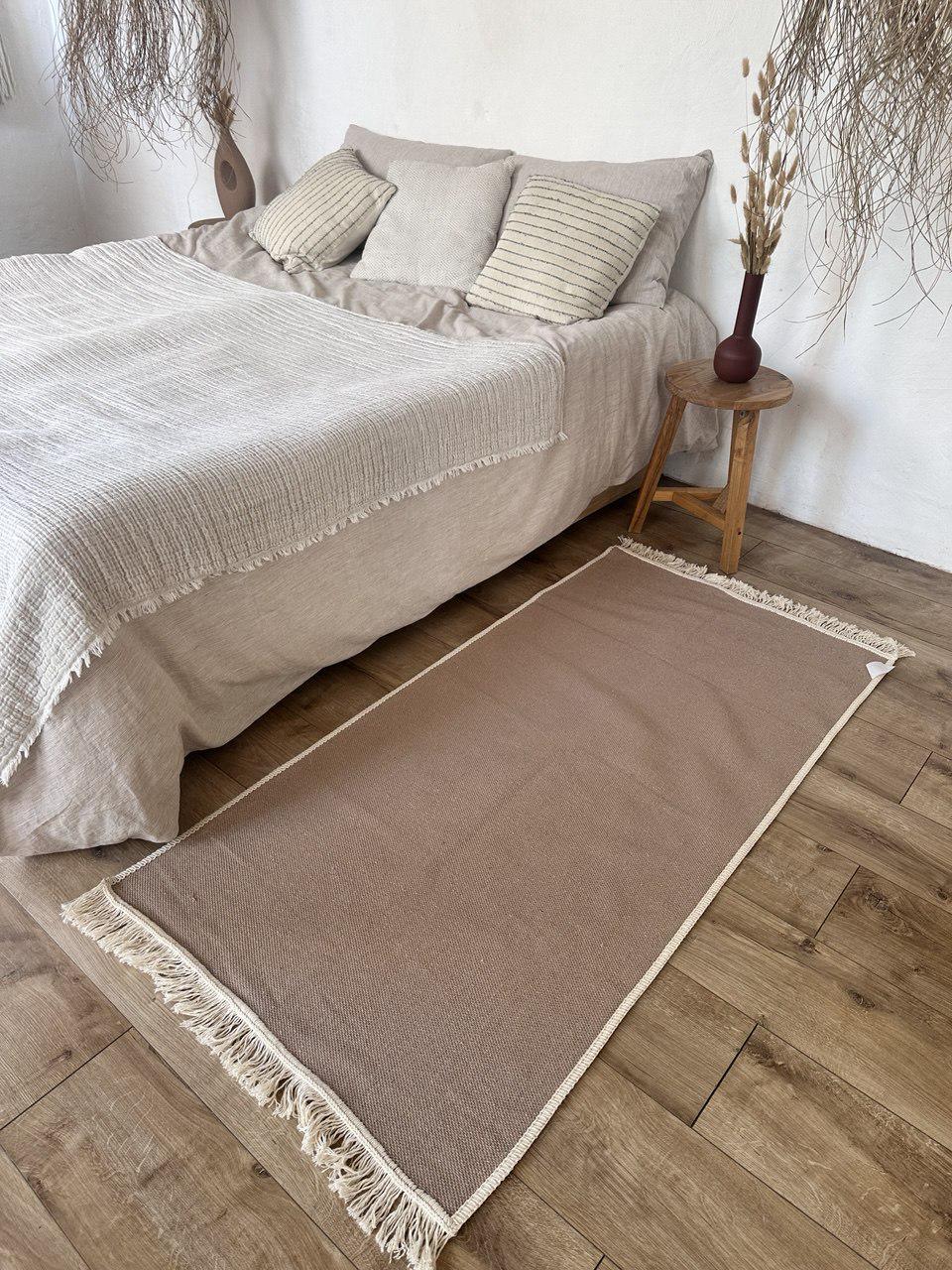 Килим бавовняний односторонній CarpetKA антиковзаючий 80х150 см (РМ-02)