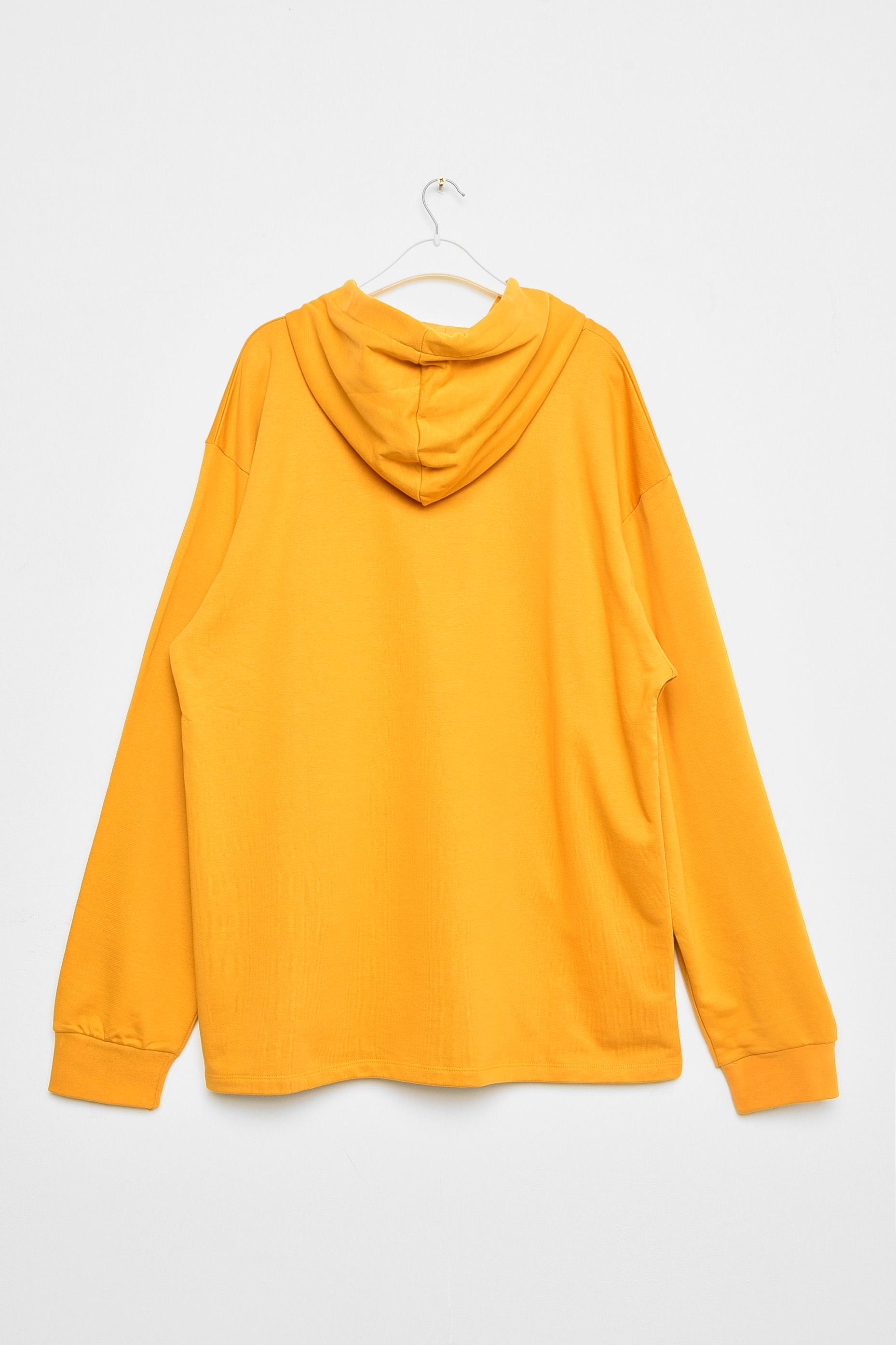 Худи мужское полубатальное с рисунком S Горчичный (193328) - фото 2