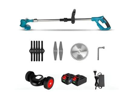 Триммер для газона газонокосилка на колесиках 14 насадок 48 W (DT-4) - фото 2 Триммер для газона газонокосилка на колесиках 14 насадок 48 W (DT-4) - фото 2