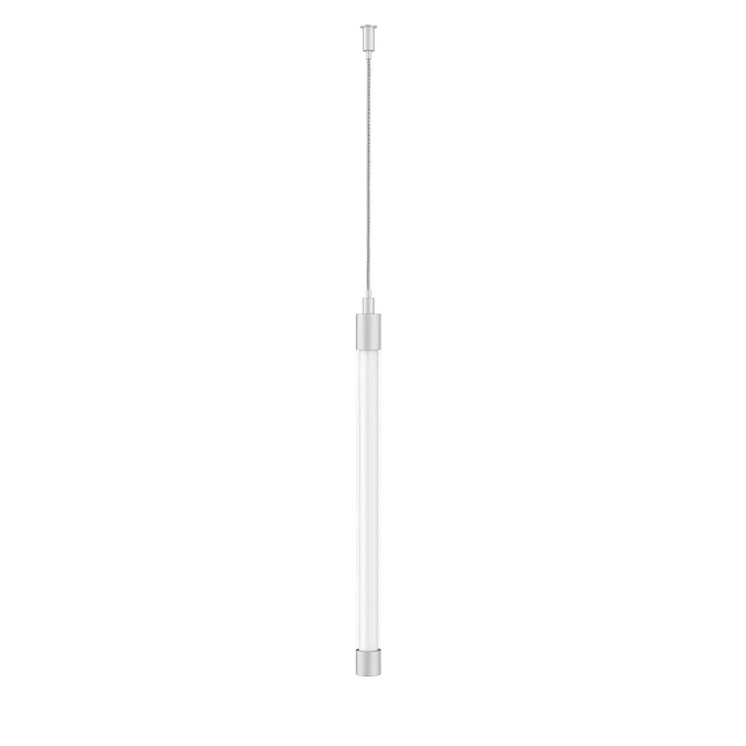 Светильник подвесной из гибкого неона NeoTube 3000K 16W 1200Lm Серебряный