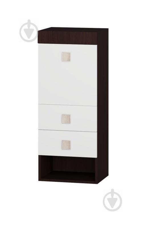 Пенал надстройка Эверест Соната венге + белый