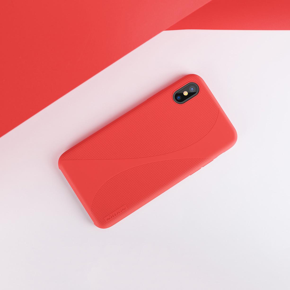 Силіконовий чохол накладка Nillkin Flex II Series Case for iPhone X, Red - фото 2