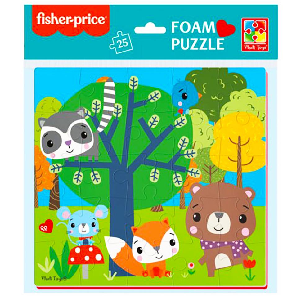 Пазли м'які Лісові жителі Vladi Toys VT1109-02 25 шт.