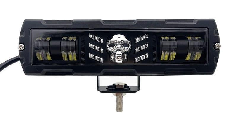 Автомобільна фара LED GS Череп 40W 4CSP 12-50V LENZ Spot двоколірна IP67 (2268028640)