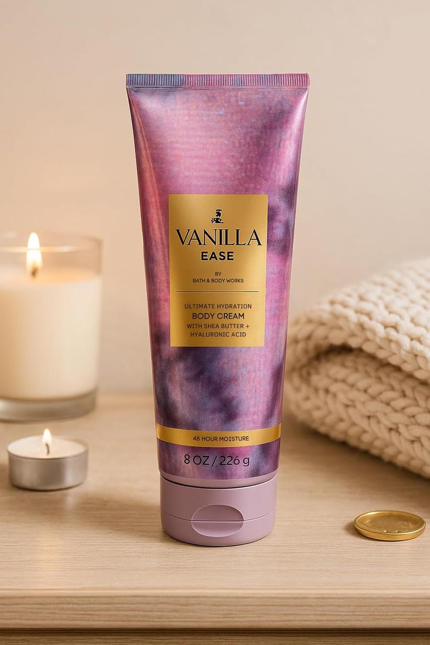 Крем парфумований для тіла Bath & Body Works Vanilla Ease Body Cream 226 мл (667659377398)