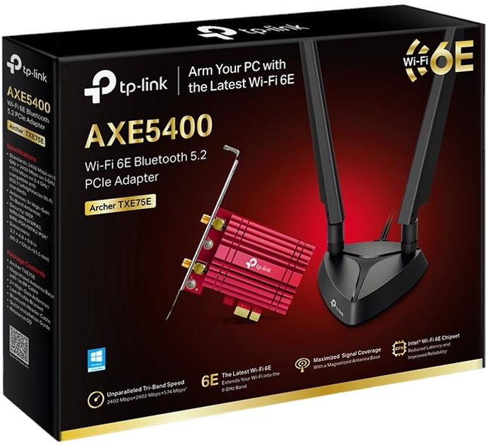 Карта мережеваTP-link ARCHER Wi-Fi TXE75E (27884195) - фото 4