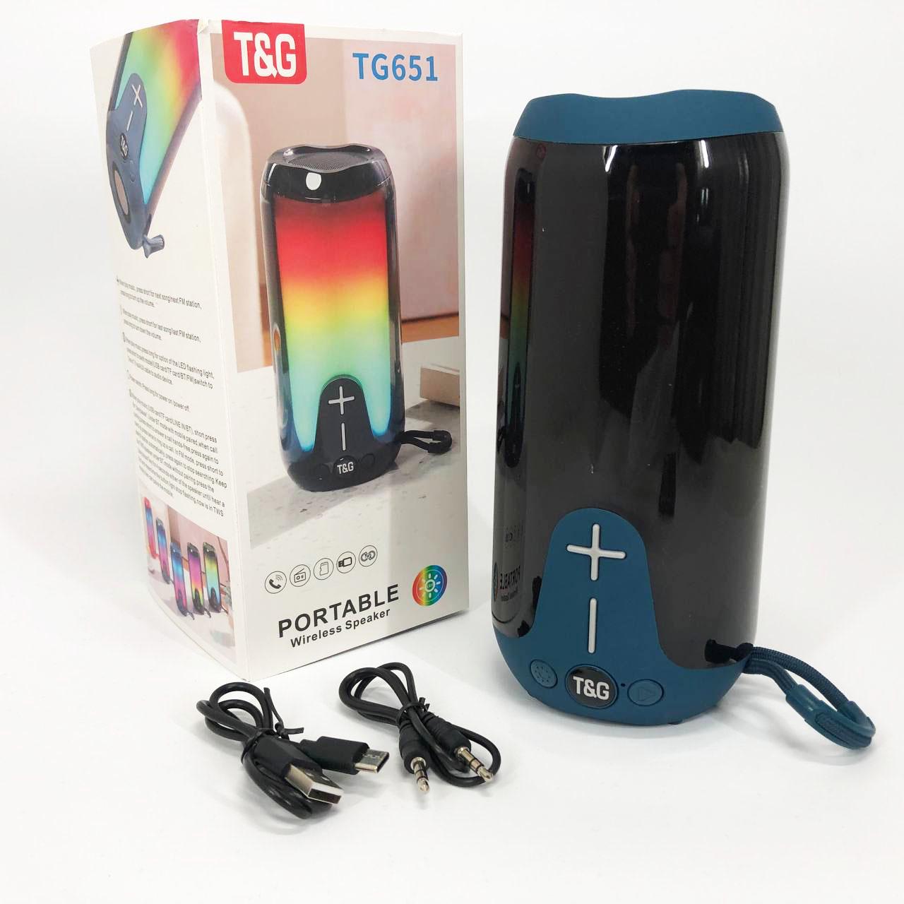 Колонка портивная Bluetooth TG651 с RGB (460698) - фото 12 Колонка портивная Bluetooth TG651 с RGB (460698) - фото 12