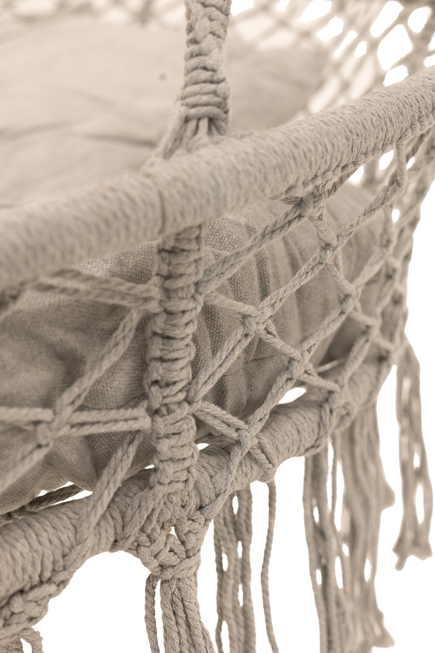 Качель круглая подвесная с подушкой WCG 140 см Серый (QNSW11GR1) - фото 8 Качель круглая подвесная с подушкой WCG 140 см Серый (QNSW11GR1) - фото 8