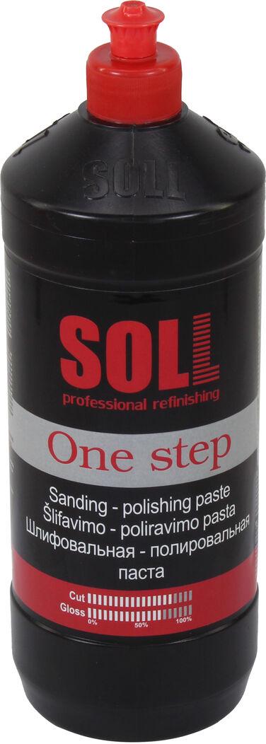 Паста для полировки кузова SOLL One step 1 кг