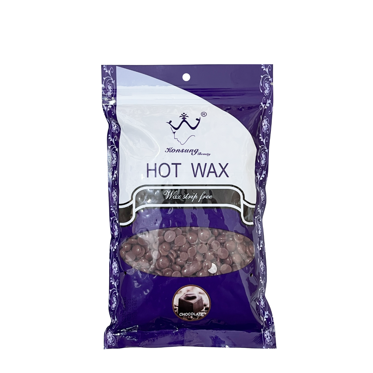 Воск пленочный для депиляции Konsung Hot Wax Chocolat eв гранулах 300 г