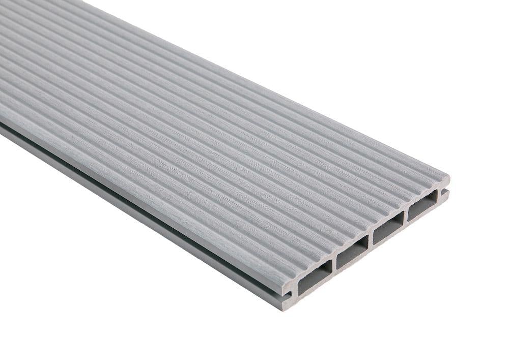 Террасная доска ДПК polymer wood lite 138х19х2200 мм Серый (654691)