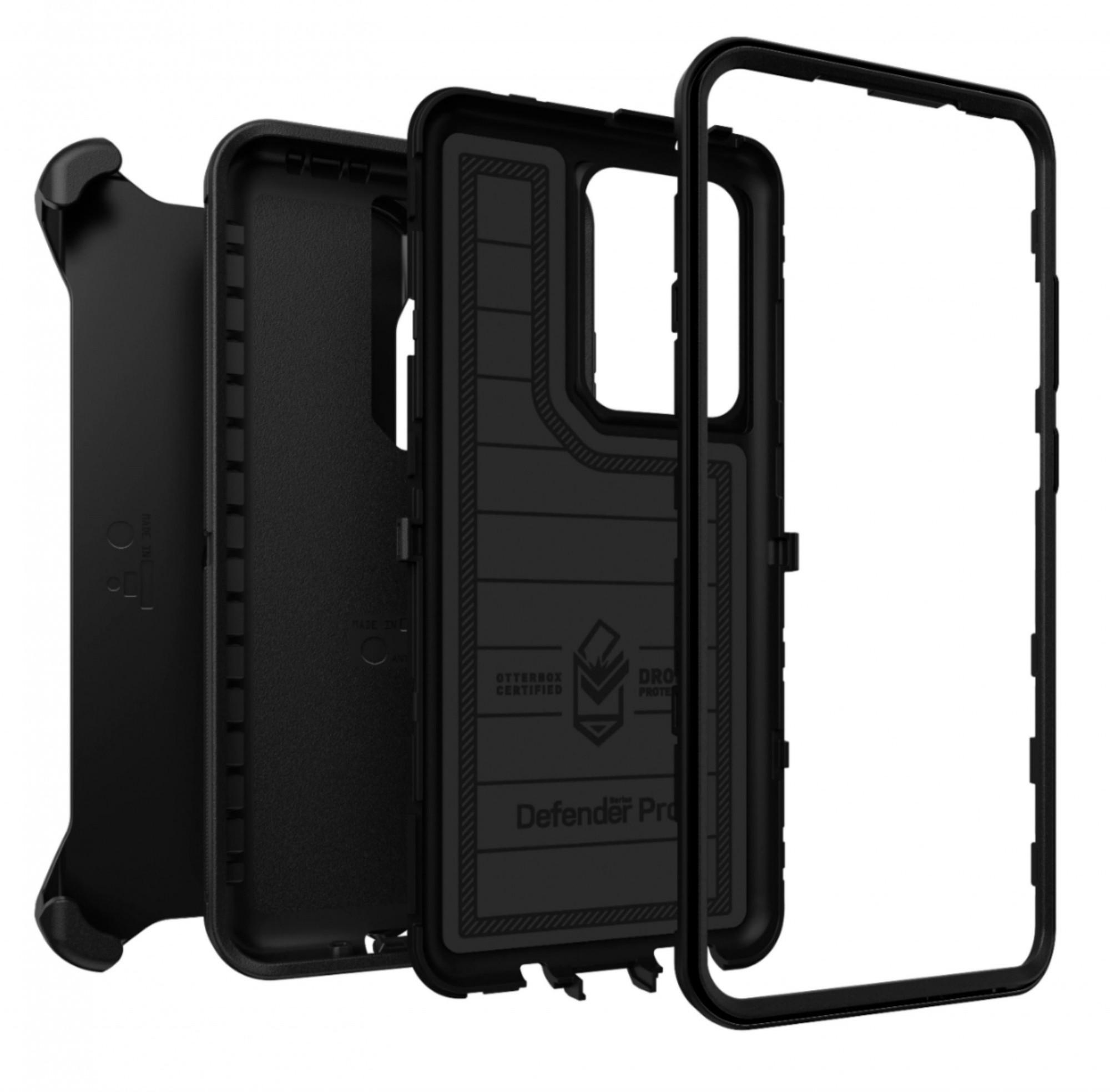 Чохол протиударний OtterBox Defender Series Pro для Samsung Galaxy S20 з кліпсою підставкою Ultra Black - фото 4