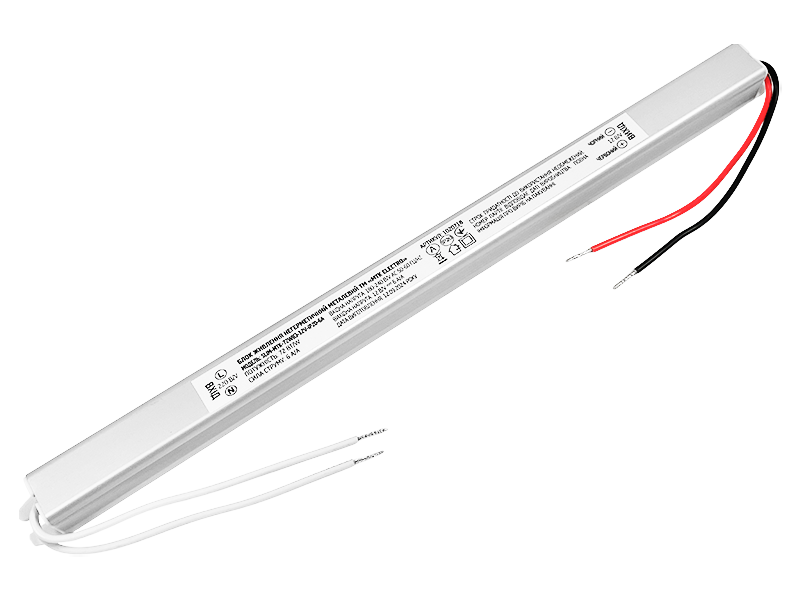 Блок питания MTK 72W 6A IP20 SLIM C металл (9749)