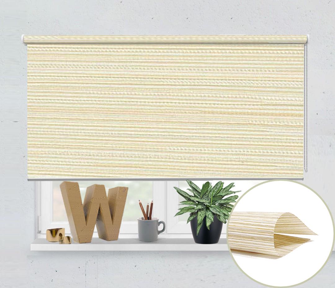 Ролета тканевая Besta Wenster Маракеш 16 135х230 см открытого типа Бежевый (БМО1914020016)