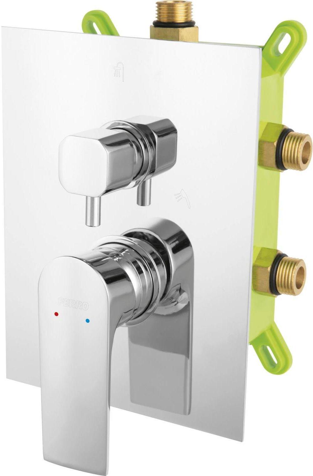 Смеситель для душевой кабины Ferro Algeo Square Box (BAQ7P3BOX)