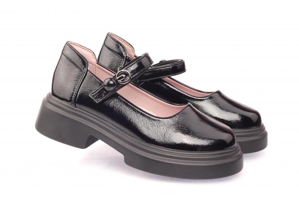 Туфли для девочек 11298 г. 36 Черный