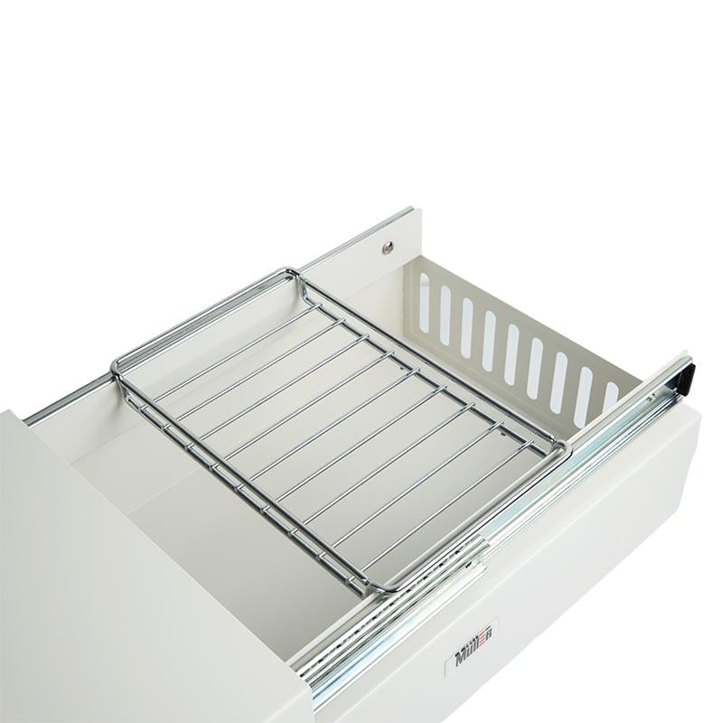 Доска гладильная встроенная Muller с чехлом и корзиной для утюга Белый (00057) - фото 5 Доска гладильная встроенная Muller с чехлом и корзиной для утюга Белый (00057) - фото 5