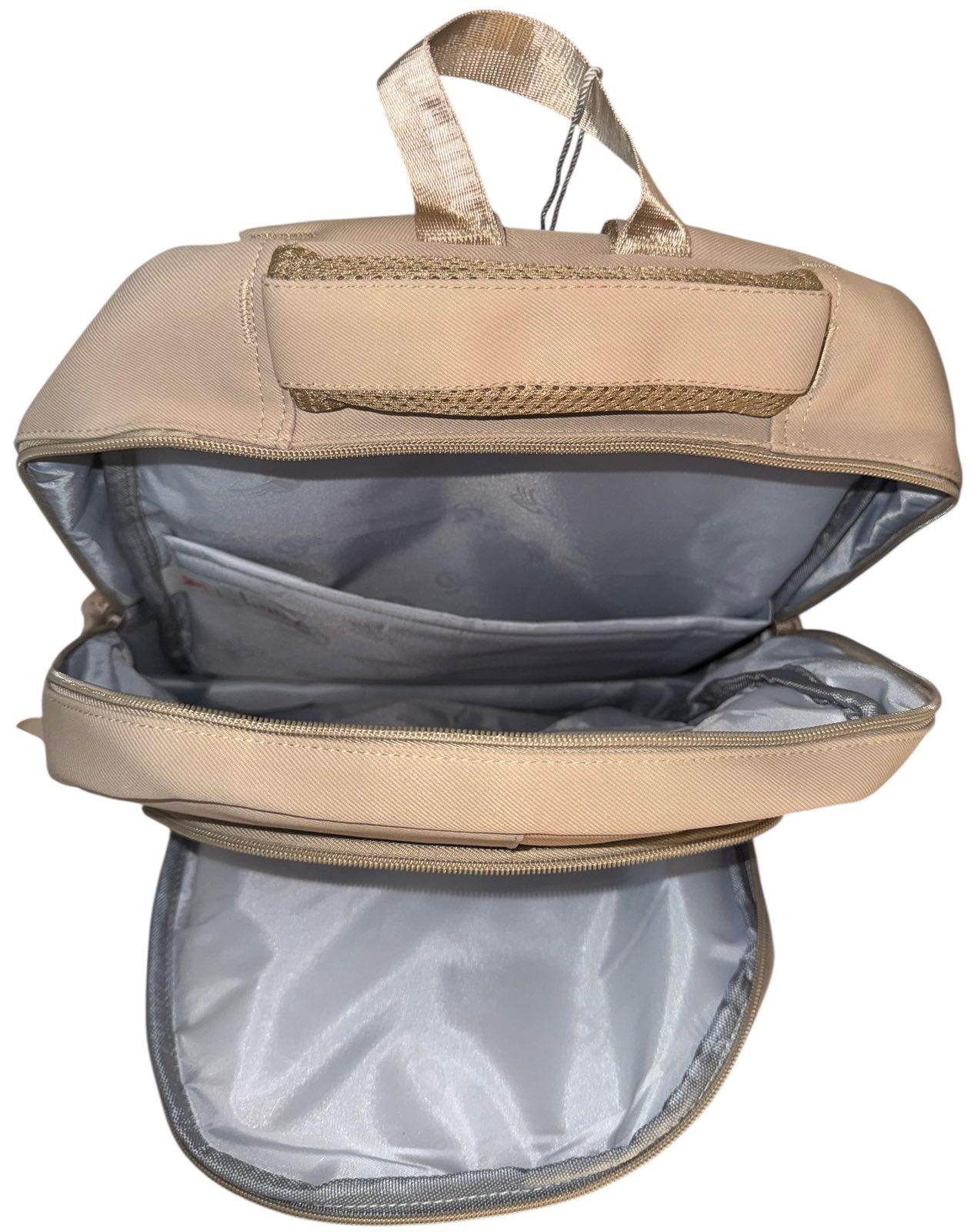 Рюкзак шкільний з трьома відділеннями Бежевий (7002P) - фото 5 Рюкзак шкільний з трьома відділеннями Бежевий (7002P) - фото 5