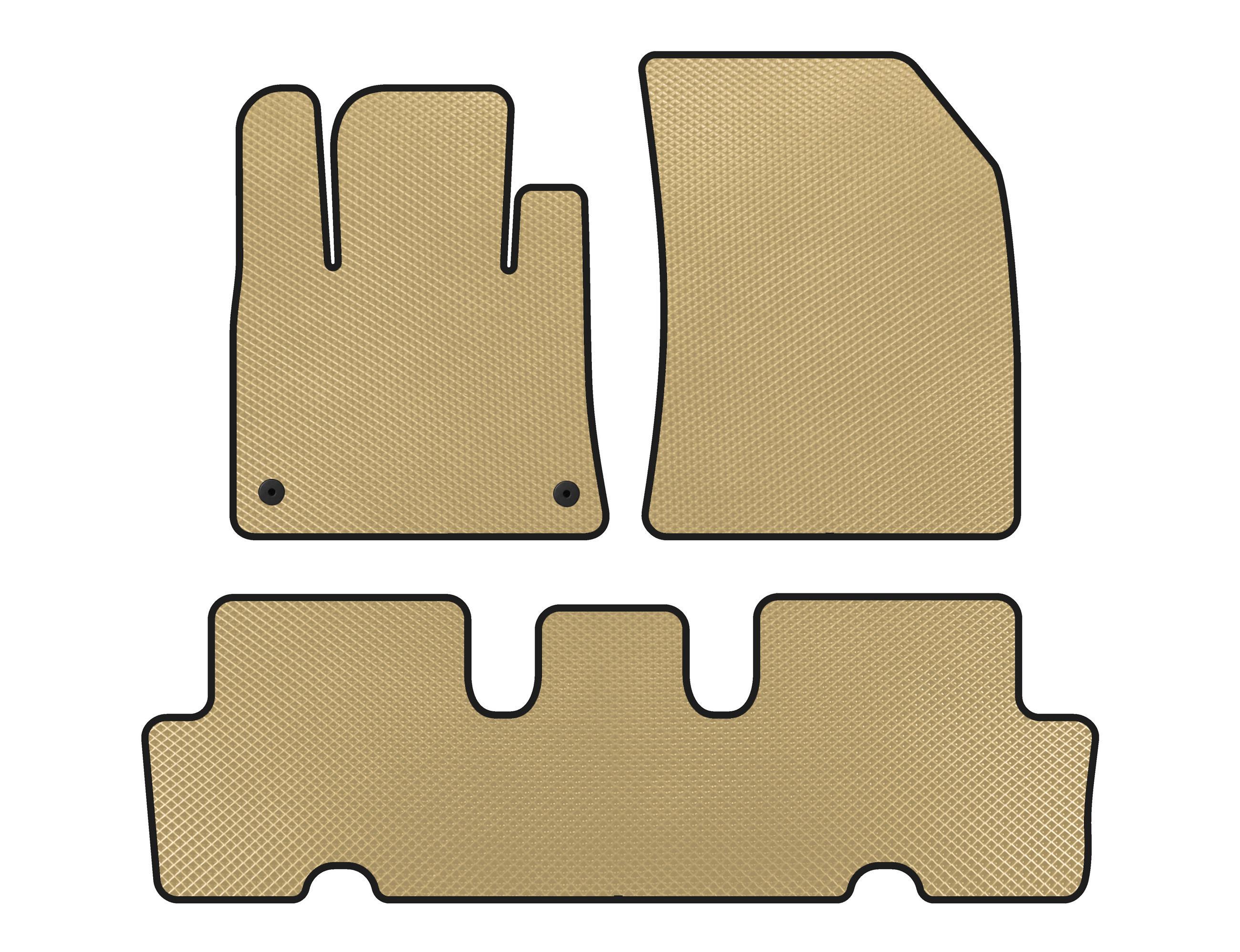 Коврики Digital Designs EVA для Citroen C-4 Picasso 2013-2022 гг. этилвинилацетат Бежевый (138550)