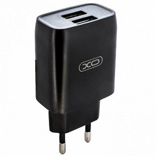 Сетевое зарядное устройство Xo L57 2USB/2,4А Black