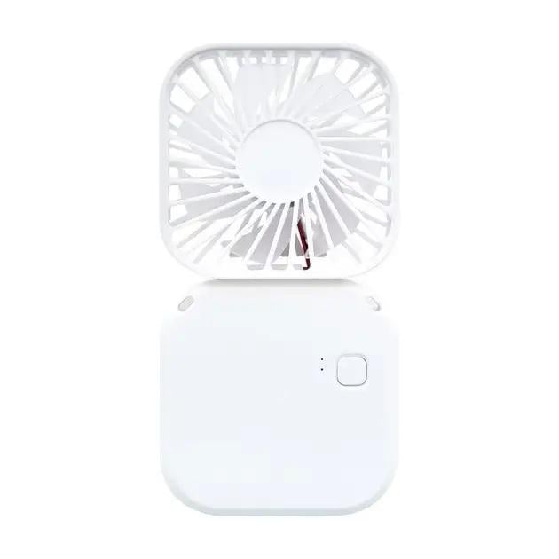 Вентилятор mini-8 на 3 режима/аккумулятор 800 mAh/с зарядкой от USB White (26450775)