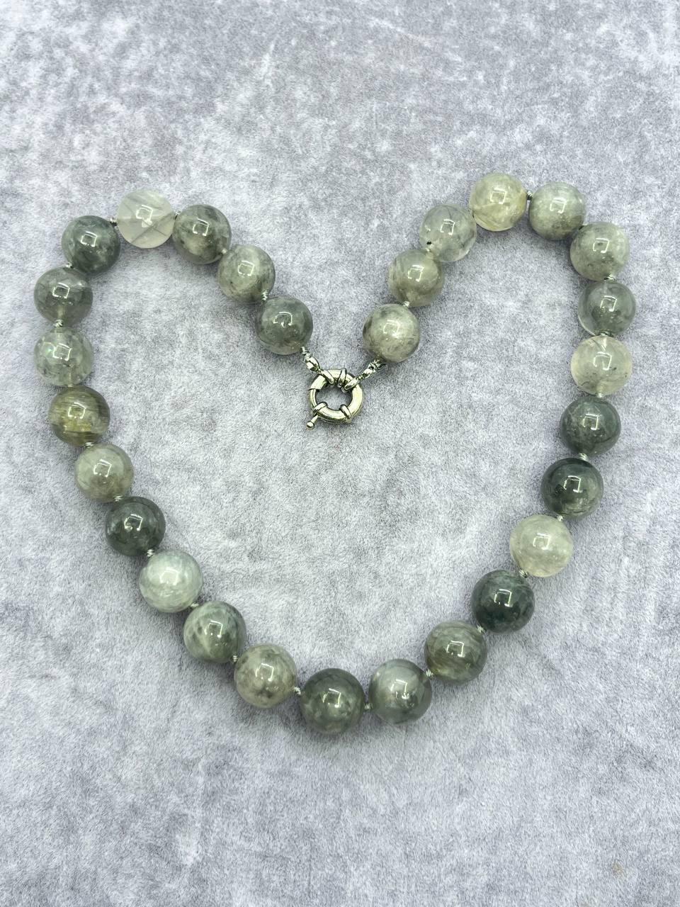 Бусы лабрадор 42 см Разноцветный (10164)