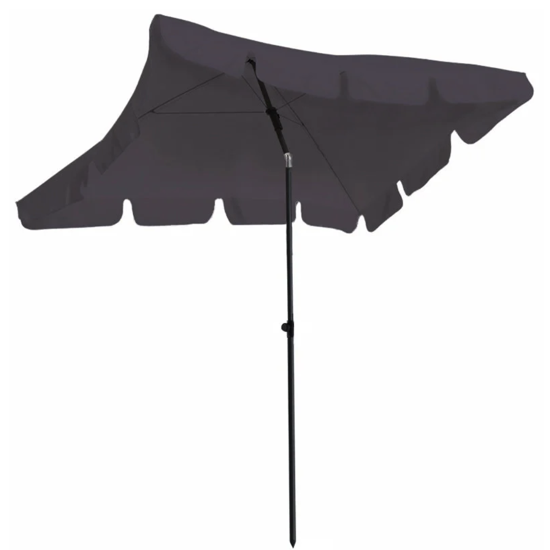 Зонтик садовый Jumi Garden 200х130 см Серый (3258)