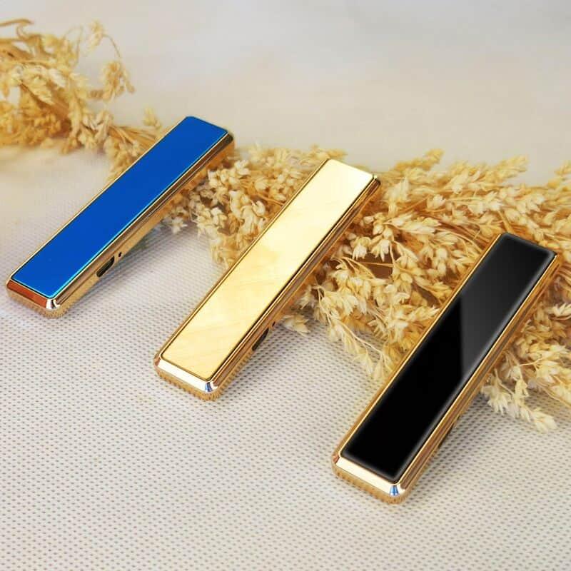 Зажигалка электроимпульсная GoldenFlame с USB-питанием Черный (777) - фото 6