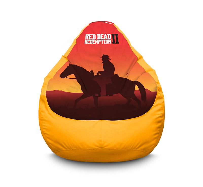 Кресло мешок iPuff RDR 2 Horseman Оксфорд XL 80x110 см Желтый Кресло мешок iPuff RDR 2 Horseman Оксфорд XL 80x110 см Желтый