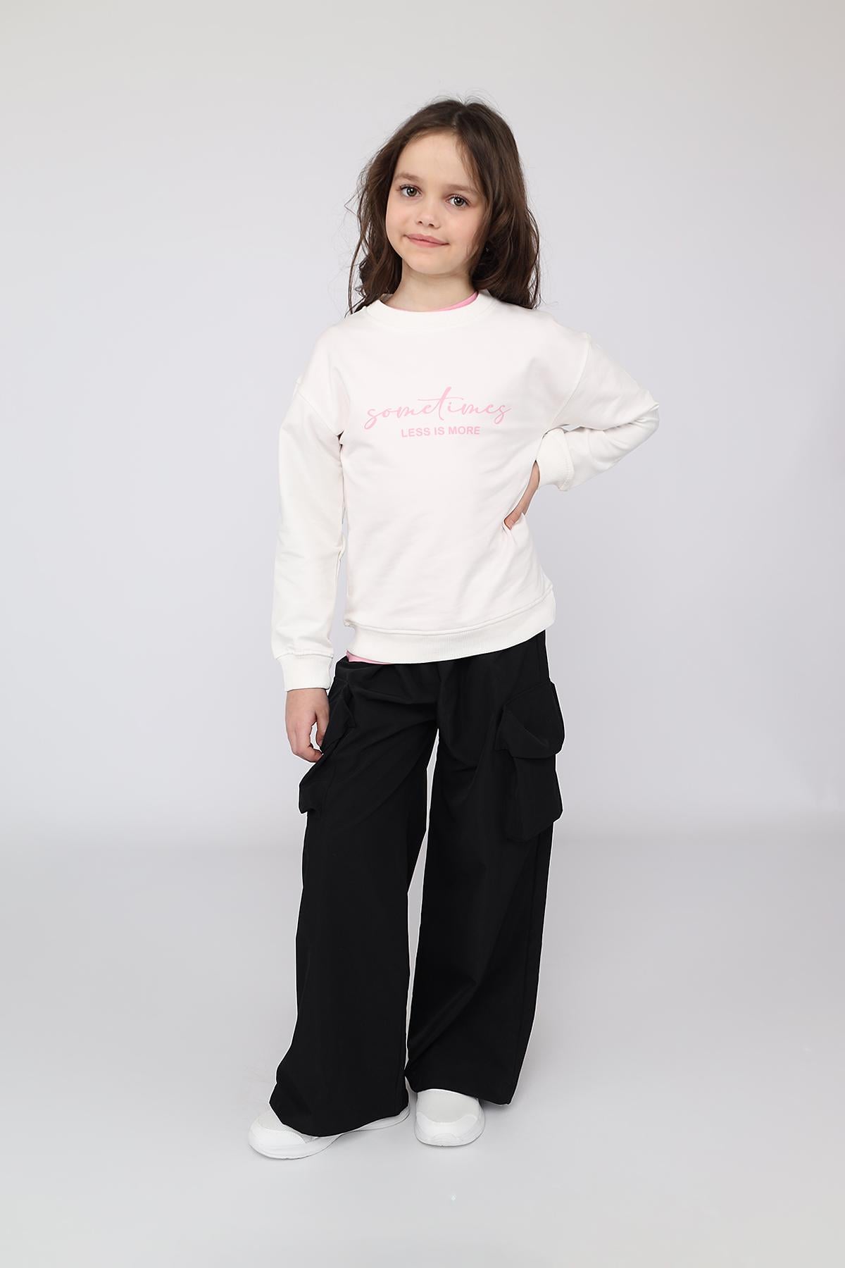 Штани для дівчинки Yuki ЦБ-00291882 152 см Чорний (SKT001305753) Штани для дівчинки Yuki ЦБ-00291882 152 см Чорний (SKT001305753)