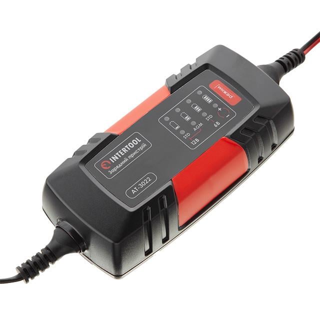 Зарядное устройство Intertool AT-3022 6/12 В 2А 1,2-60 Ач с микропроцессором (31123375)