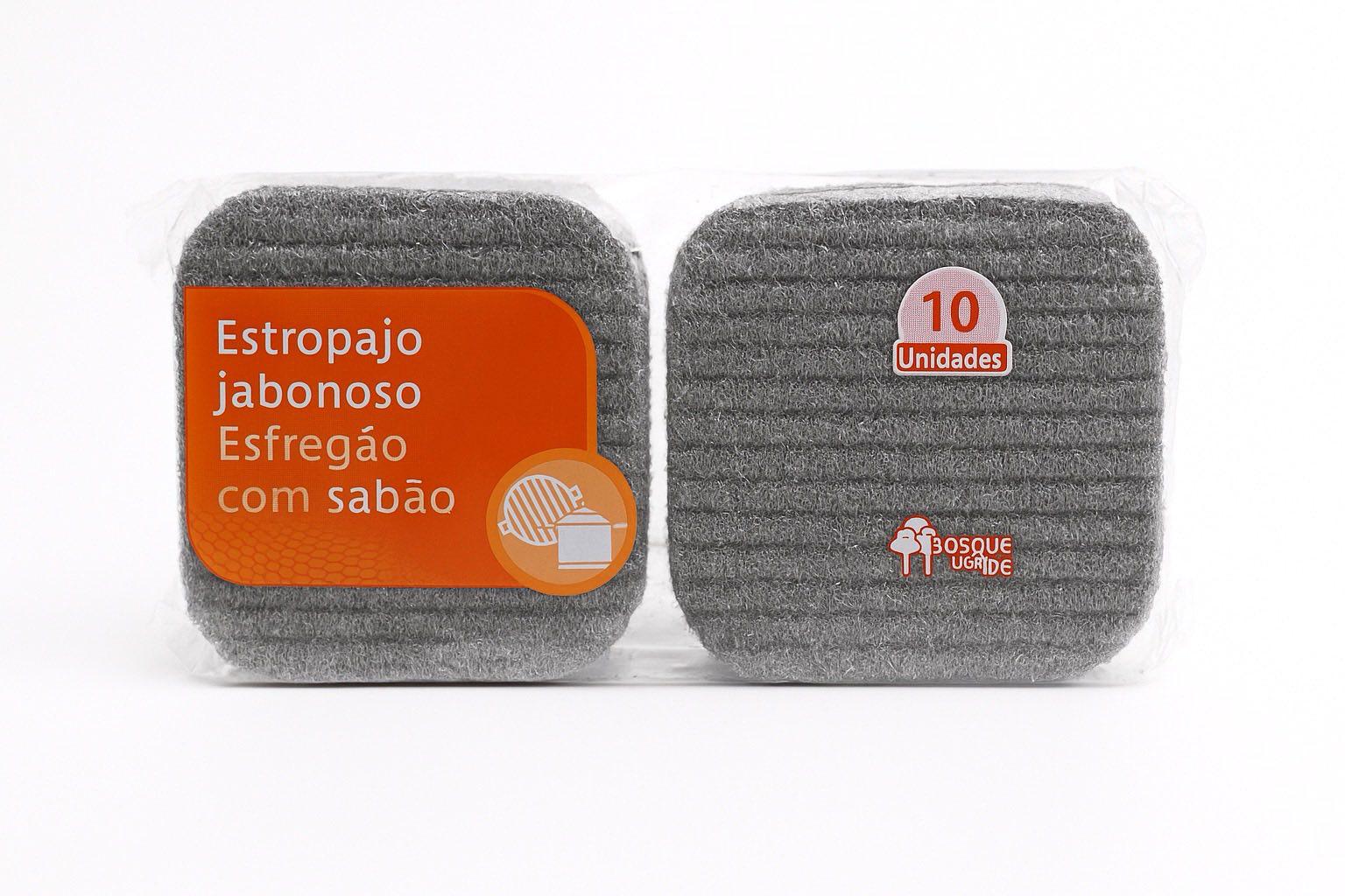 Губки металлические с мылом Bosque Verde 10 шт.