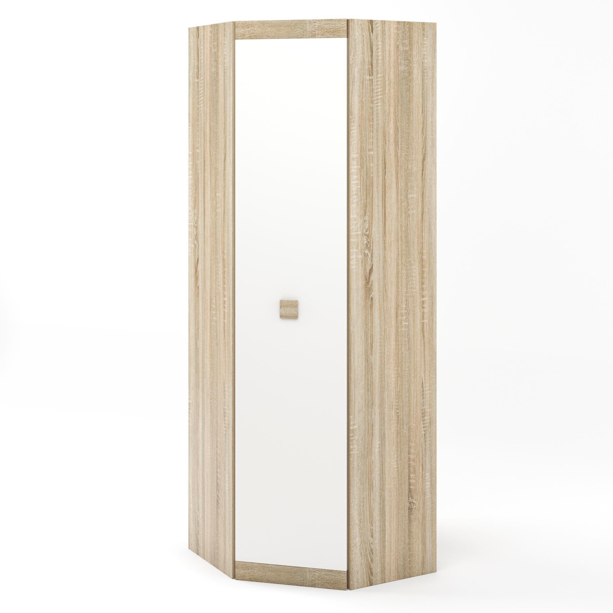 Шкаф угловой Эверест Соната-700 Дуб Сонома/Белый (DTM-2314)