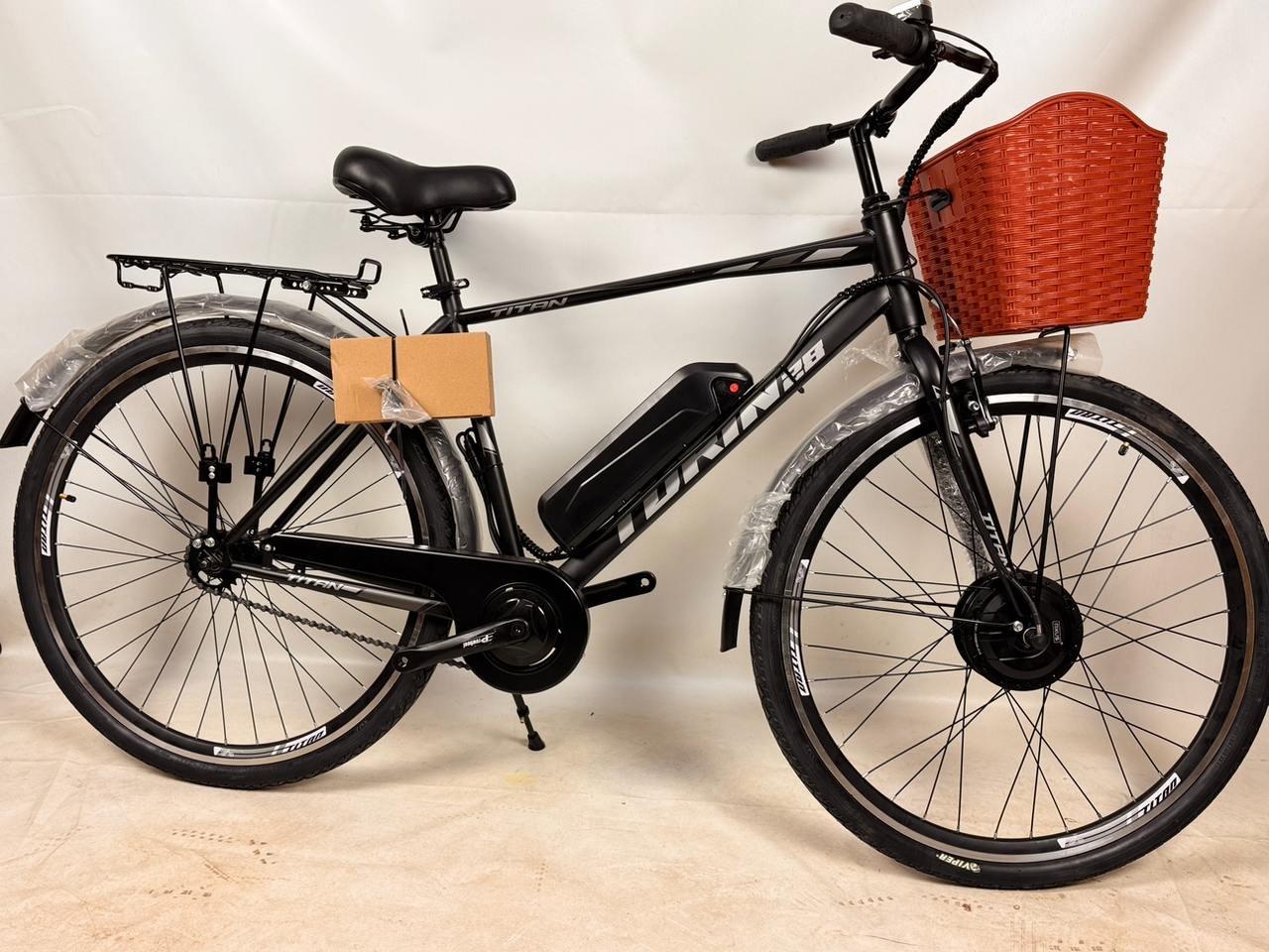 Электровелосипед Titan Turin 28" 18" 500W/48V10Ah Черно-Серый - фото 1 Электровелосипед Titan Turin 28" 18" 500W/48V10Ah Черно-Серый - фото 1