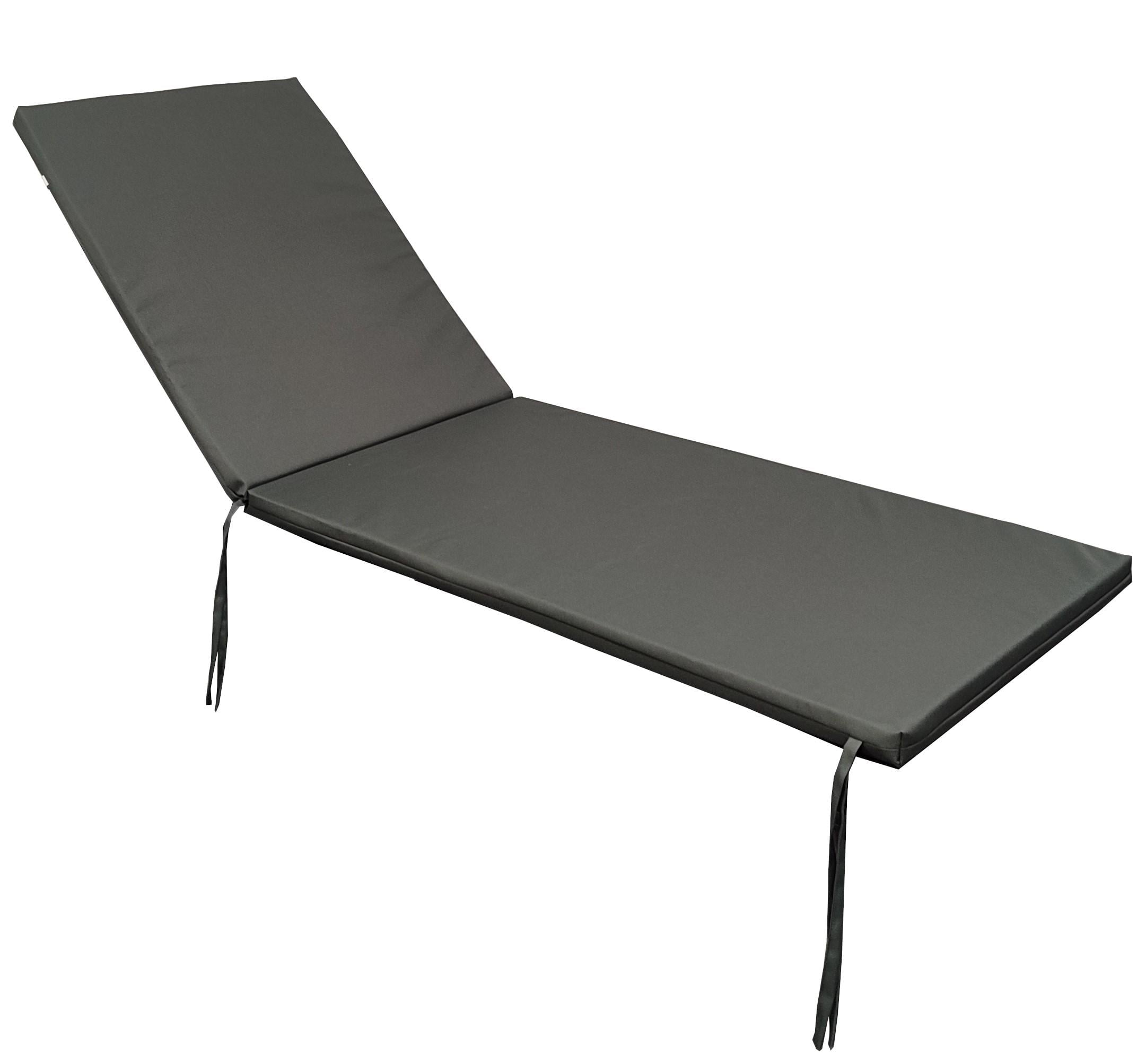 Матрас для шезлонга eGarden RIO 195x58x4 см Серый (5173)