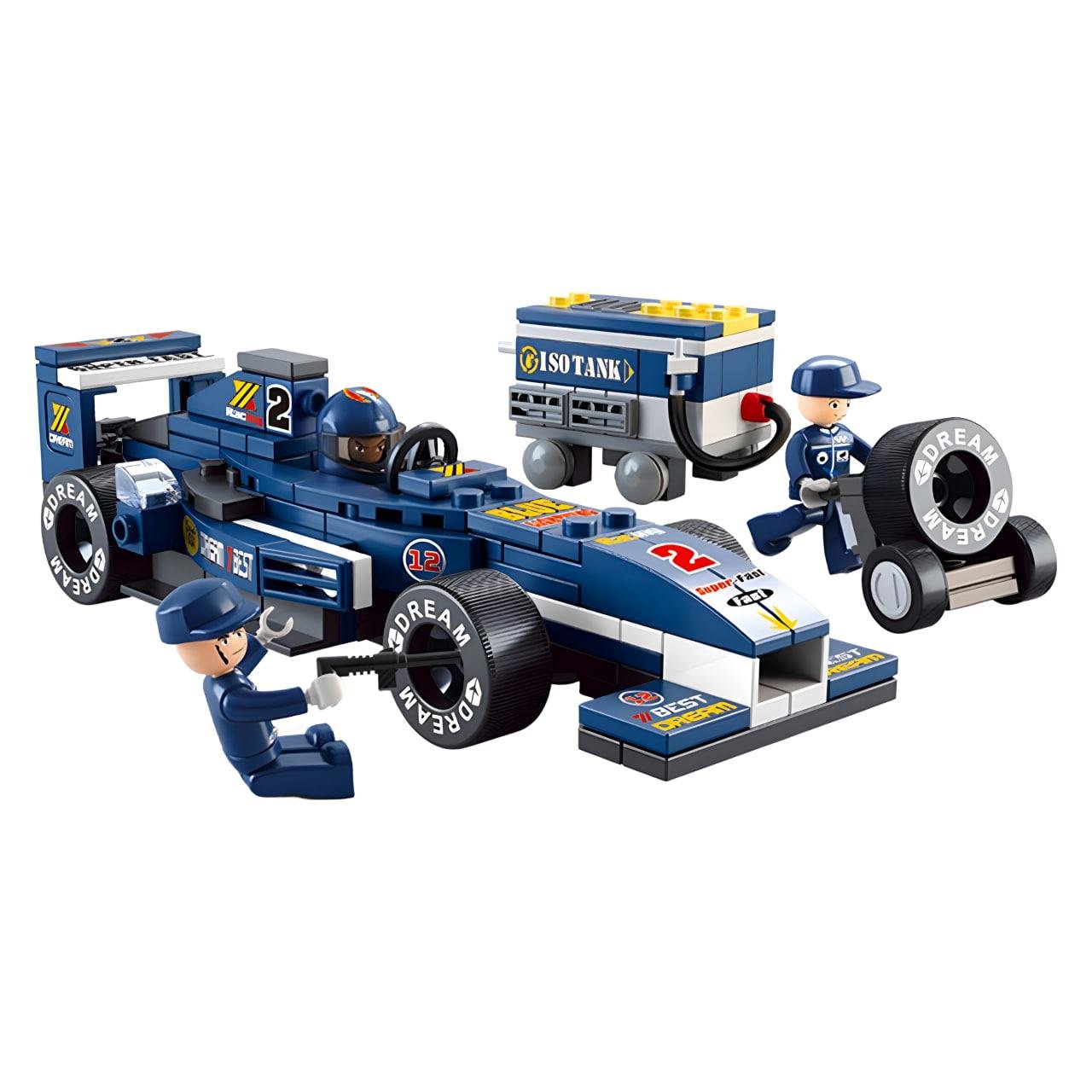 Конструктор Sluban Автогонки на 196 деталей (M38-B0351)