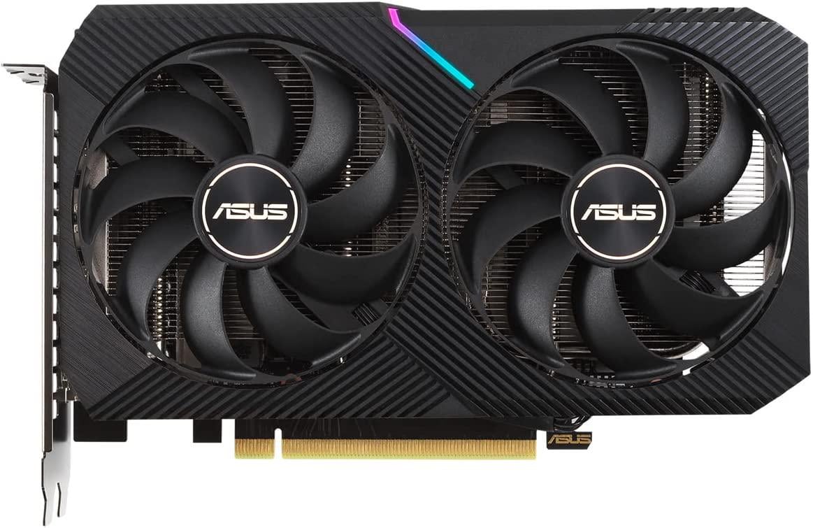 Відеокарта Asus GeForce RTX 3050 8GB GDDR6 DUAL OC DUAL-RTX3050-O8G (90YV0HH0-M0NA00)