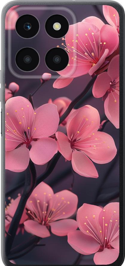 Чехол на Huawei honor X6A Пурпурная сакура (6075u-3340-42517)